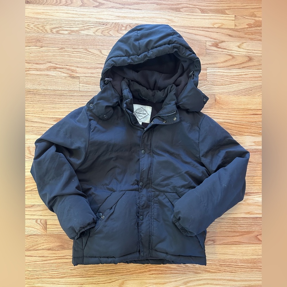 St. John's Bay Charcoal Water Resistant Coat